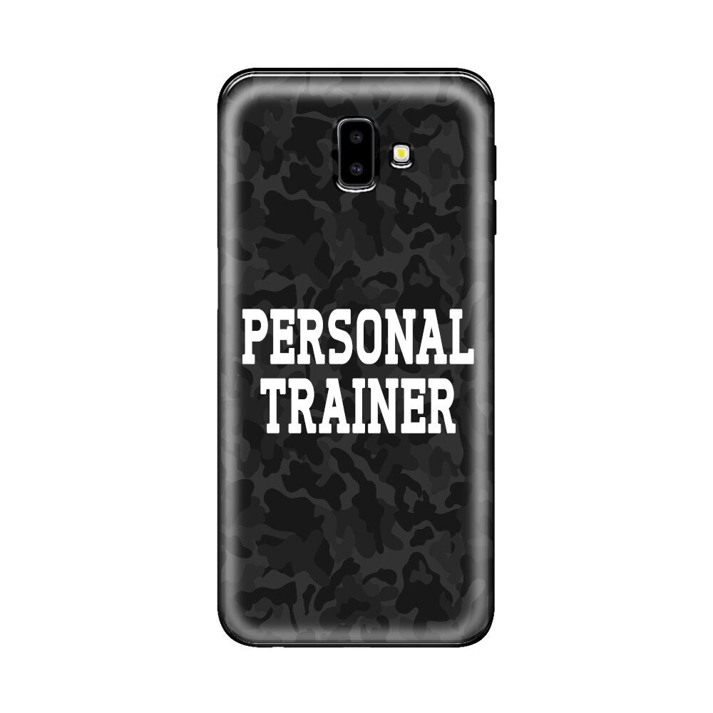 Husa Silicon Lemontti Art pentru Samsung Galaxy J6 Plus, Personal Trainer