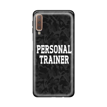 Husa Silicon Lemontti Art pentru Samsung Galaxy A7 2018, Personal Trainer Husa Silicon Lemontti Art pentru Samsung Galaxy A7 2018, Personal Trainer