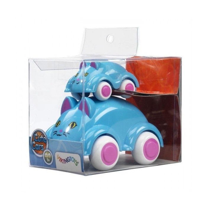 Set Masini Pisoi VikingToys Mama si bebelusii 81051, Multicolor, 2 modele set, 8cm Si 12cm