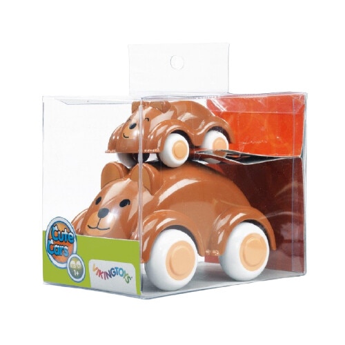 Set Masini Urs VikingToys Mama si bebelusii 81052, Multicolor, 2 modele set, 8cm Si 12cm