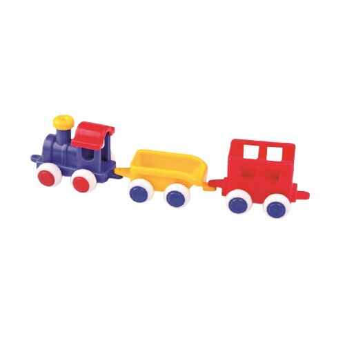 Set jucarie VikingToys Compozitie de tren 81174-blue, Multicolor, 3 set modele, 32 cm