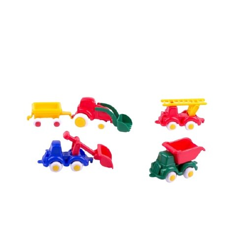 Set masini VikingToys Mini 81135, Multicolor, 5 modele set, 7 cm
