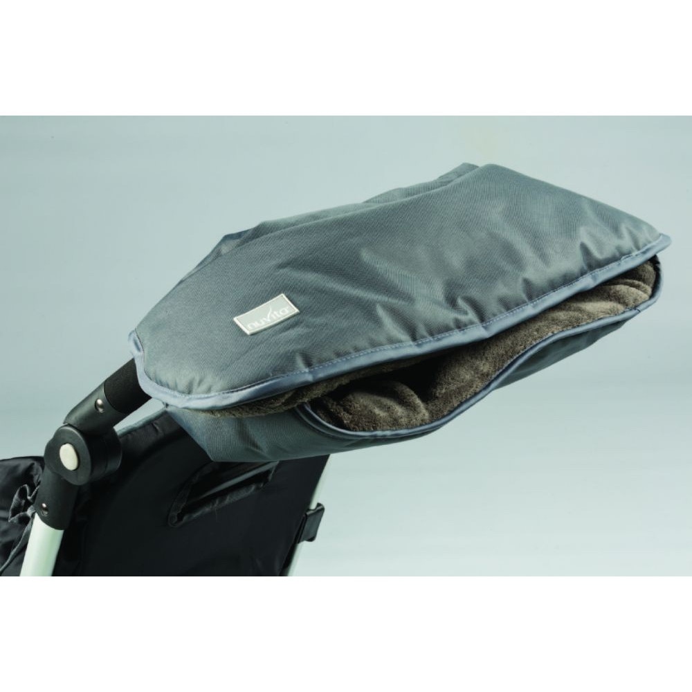 Manusi pentru carucior 9307 - Nuvita Handmuff Dark grey