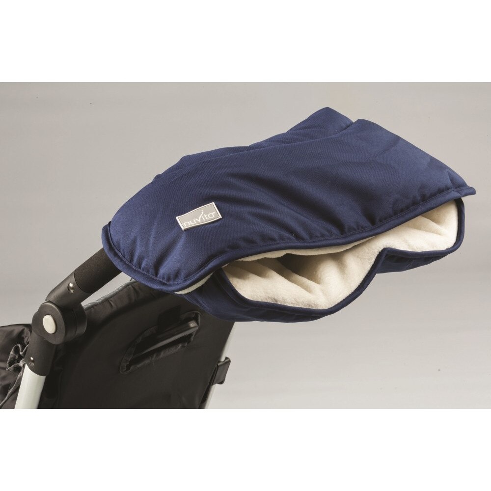 Manusi pentru carucior 9307 - Nuvita Handmuff Blue/Beige
