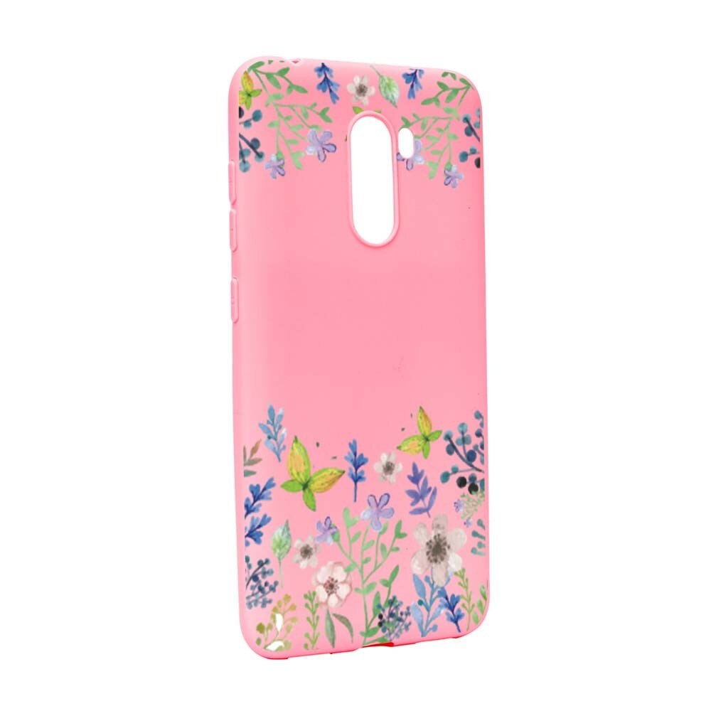 Husa Xiaomi PocoPhone F1, Silicon, Butterfly-Flowers P95