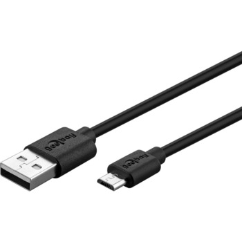 Cablu USB A tata - micro USB B tata 1m GOOBAY Cablu USB A tata - micro USB B tata 1m GOOBAY