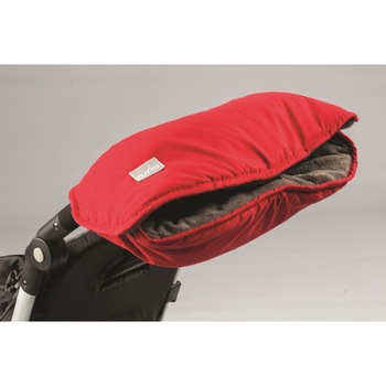 Manusi pentru carucior 9307 - Nuvita Handmuff Red/Dark Grey Manusi pentru carucior 9307 - Nuvita Handmuff Red/Dark Grey