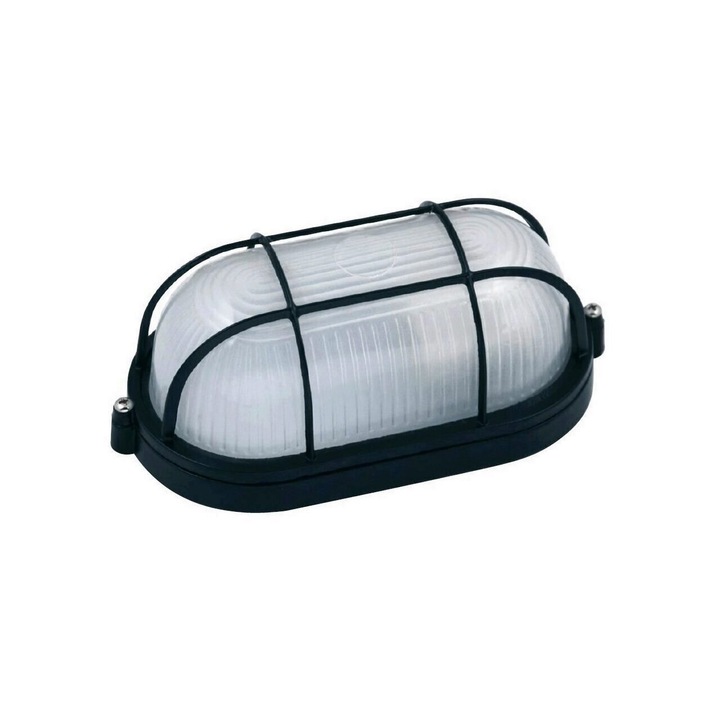 Aplica Toros Black, max.60W, Negru, corp aluminiu
