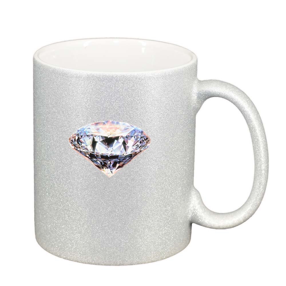 Cana Diamond, argintiu sidefata glitter, 330ml, D325