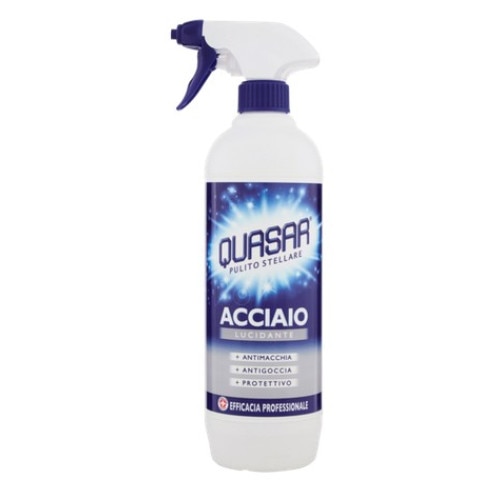 Detergent italian pentru inox 650 ml Quasar Acciaio