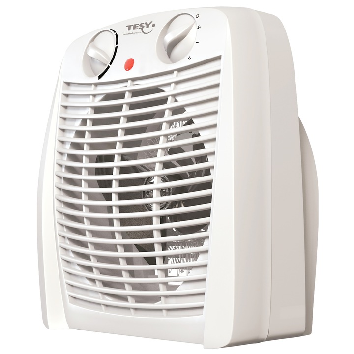 Вентилаторна печка TESY HL-213 V, 2000 W, 2 Нива на мощност, Защитен термостат, Регулируем термостат