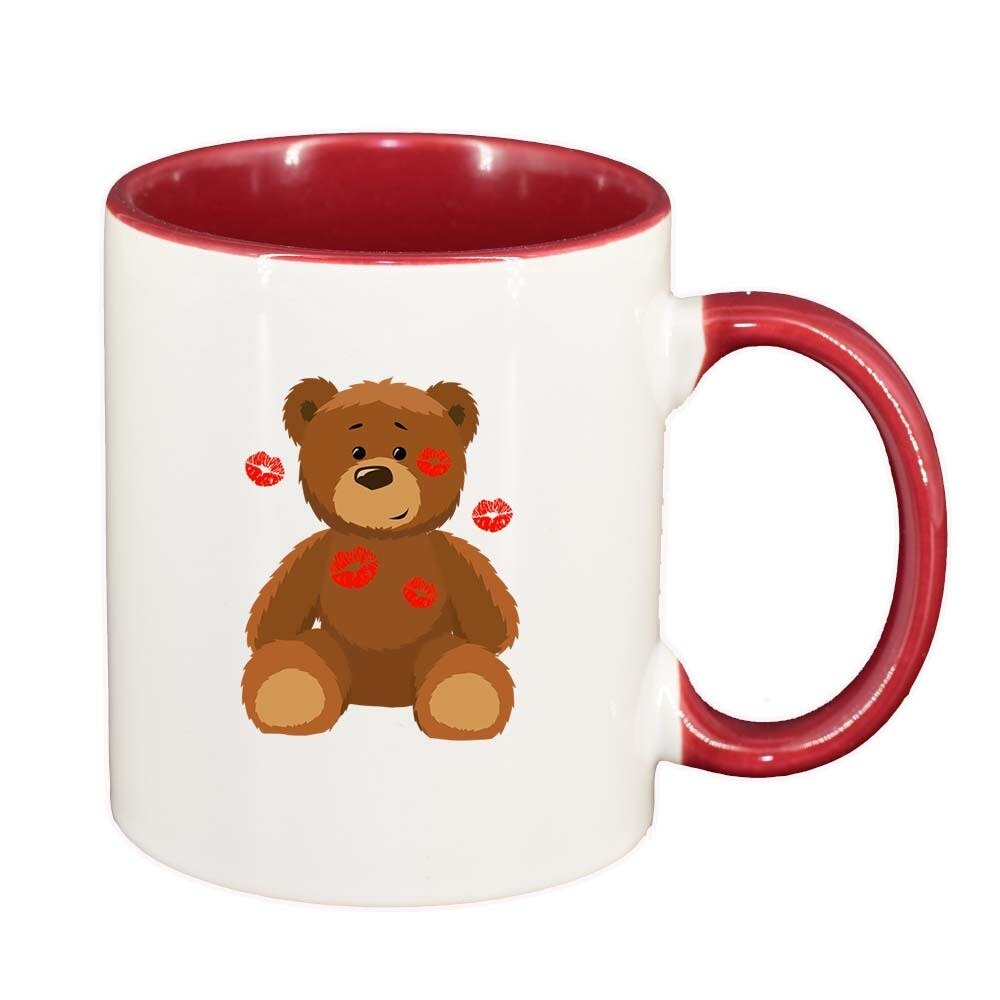 Cana Teddy, interior rosu, 330ml, D335