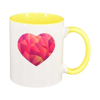 Cana Love, interior galben, 330ml, D338 Cana Love, interior galben, 330ml, D338