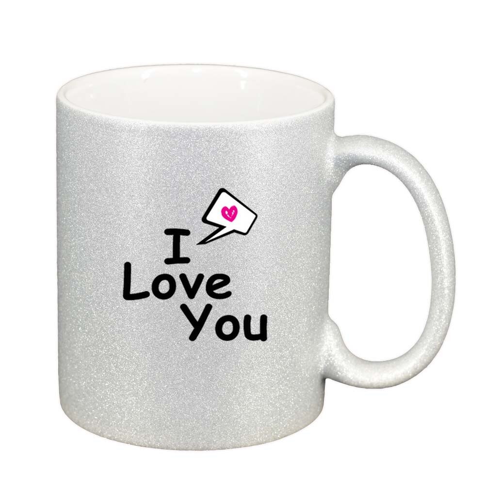 Cana Love, argintiu sidefata glitter, 330ml, D332