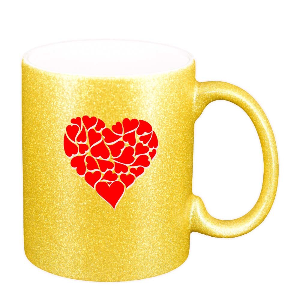 Cana Love, auriu sidefata glitter, 330ml, D333