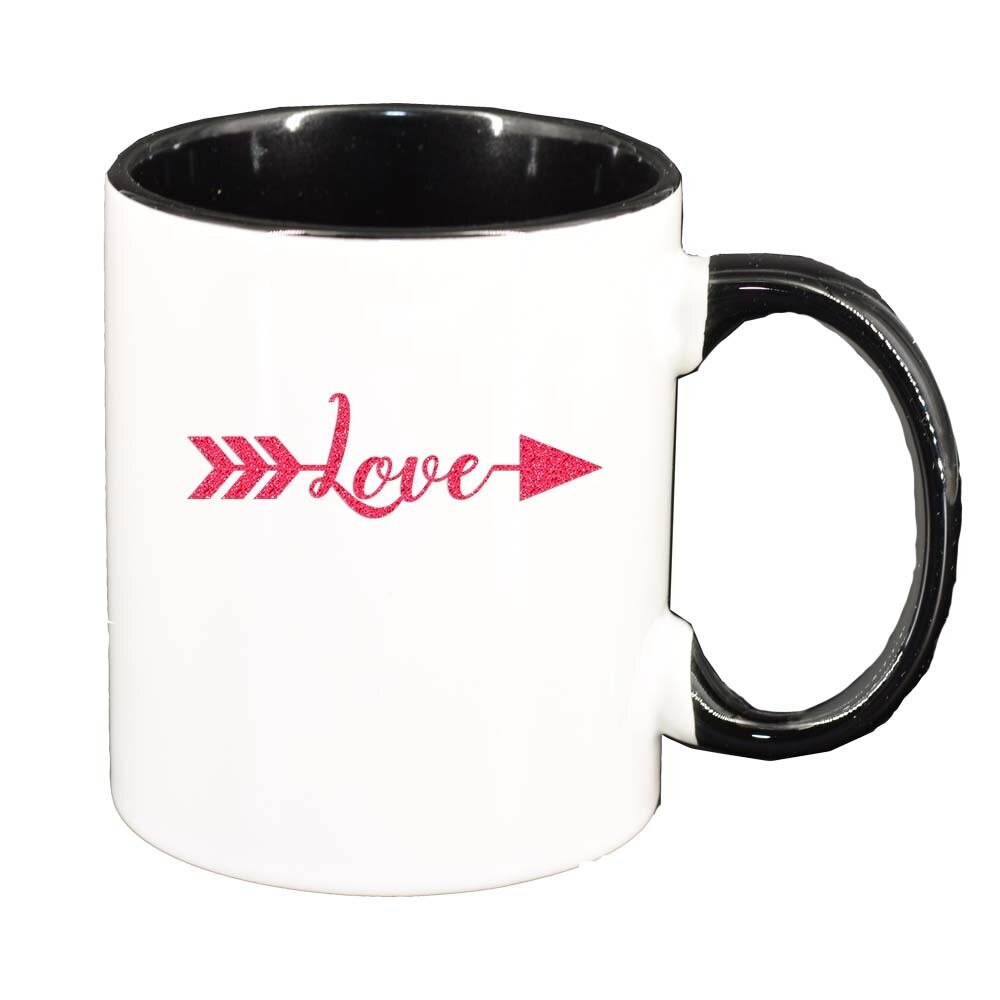 Cana Love, interior negru, 330ml, D337