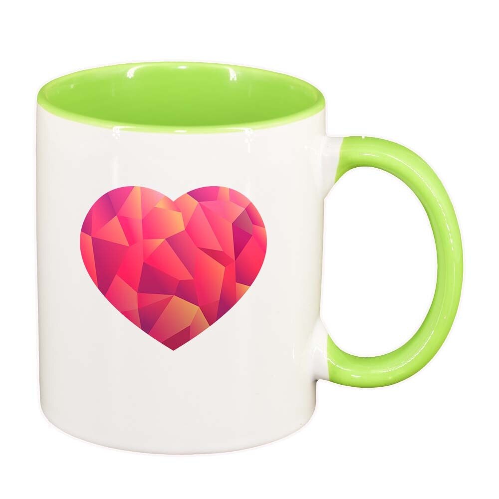 Cana Love, interior verde deschis, 330ml, D338