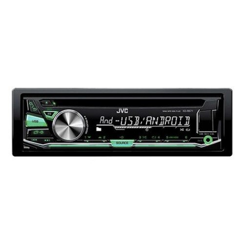Radio FM auto JVC, 50W x 4, MOS-FET, USB, AUX, FM, Negru
