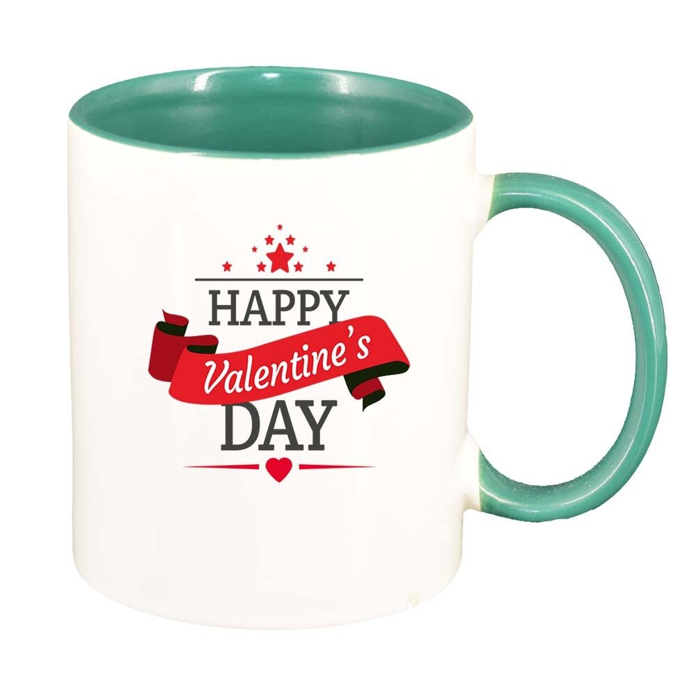 Cana Love, interior verde, 330ml, D341