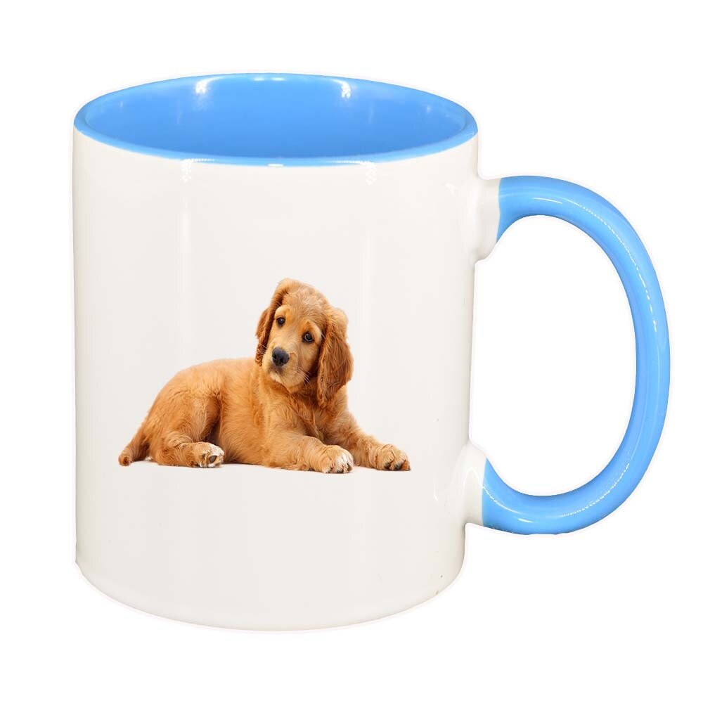 Cana Dog, interior albastru, 330ml, D353