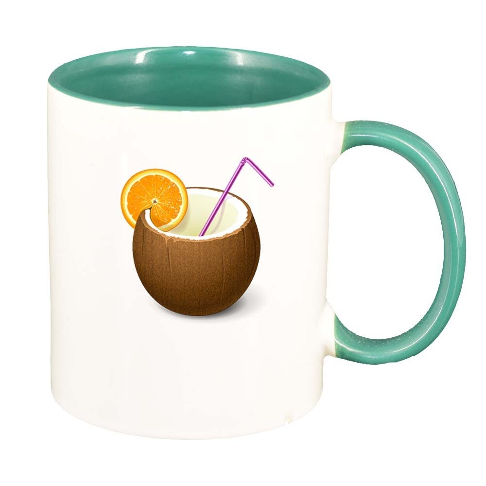 Cana Coctail, interior verde, 330ml, D359