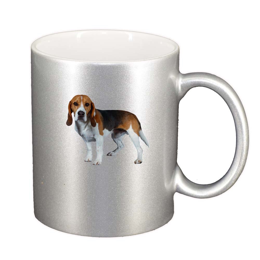 Cana Dog, argintiu sidefata, 330ml, D348