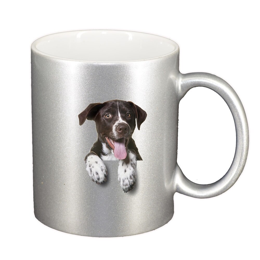 Cana Dog, argintiu sidefata, 330ml, D354