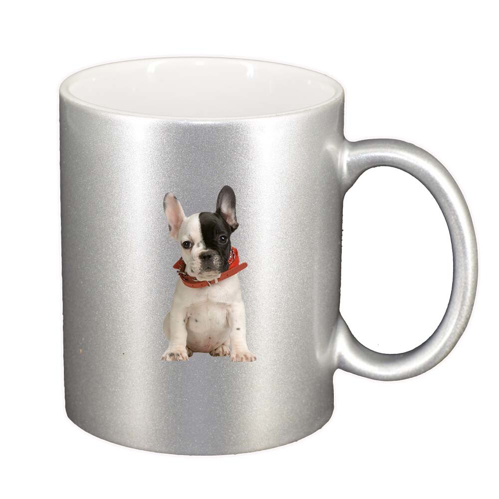 Cana Dog, argintiu sidefata, 330ml, D357