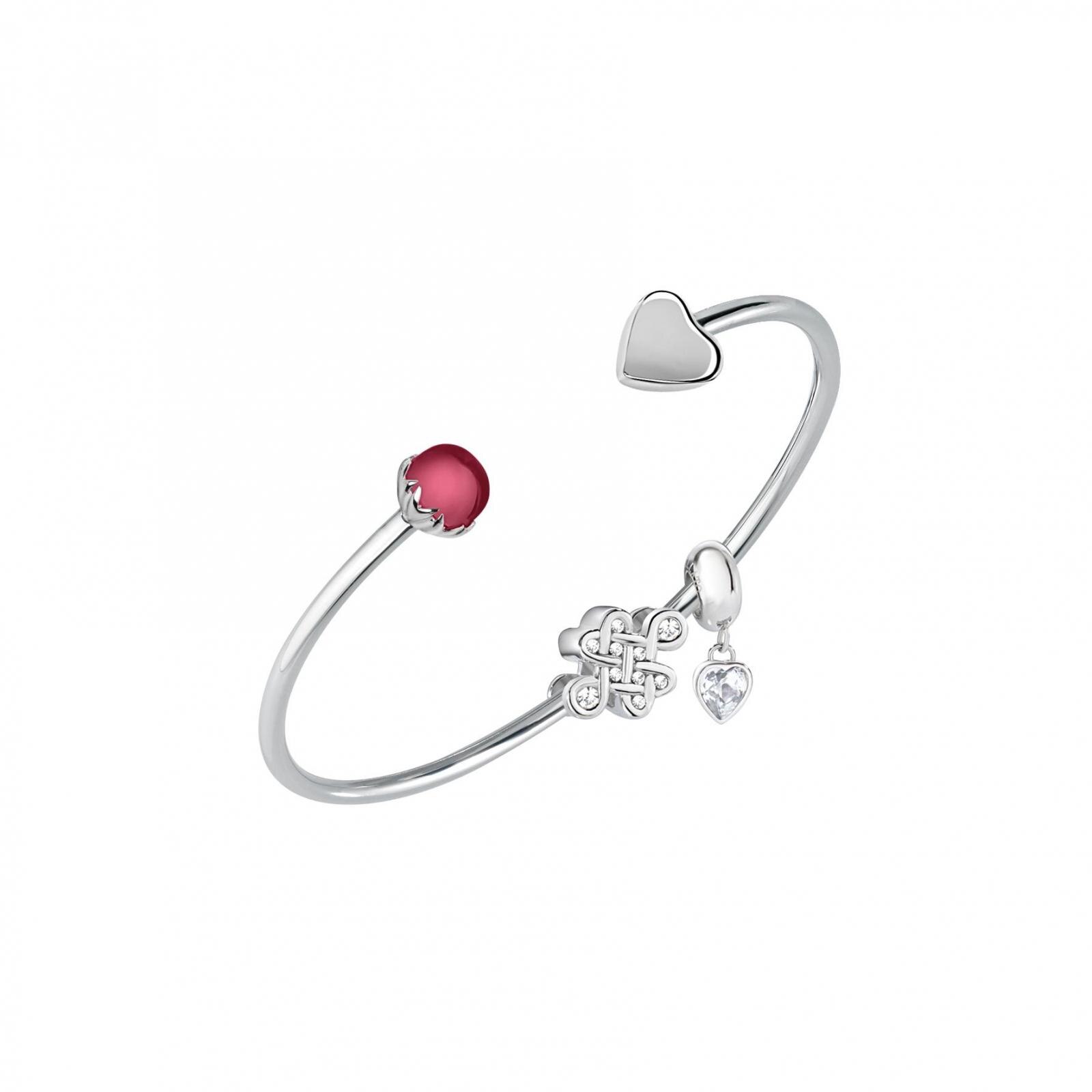 Bratara Morellato SCZ1014, Argintiu, Rosu