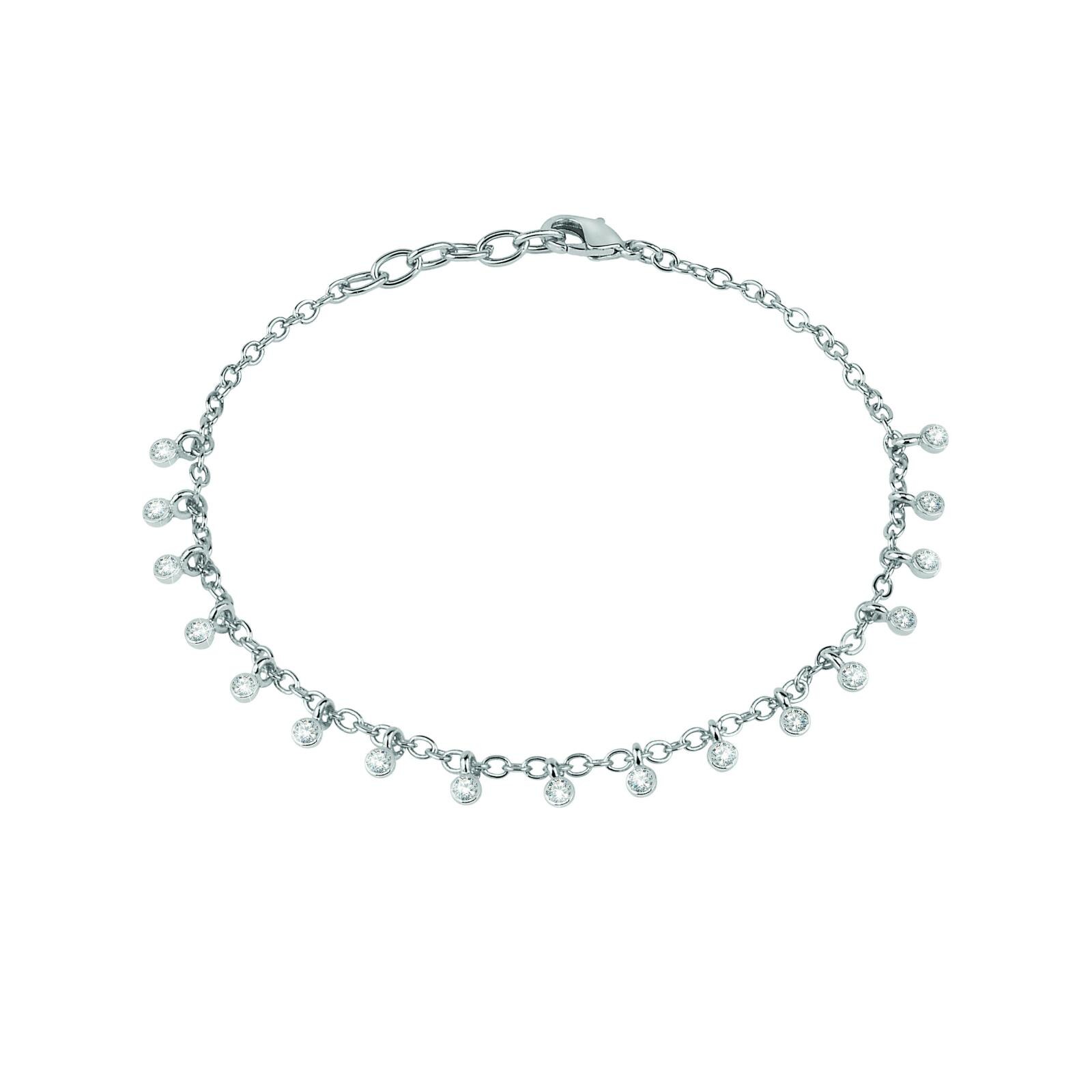 Bratara Sector SANN13, Alb, Argintiu