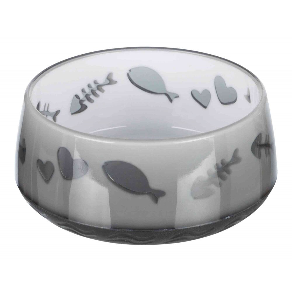 Castron Trixie plastic 0.3 l/ 12 cm pentru pisici 24420