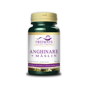 Anghinare + Maslin, 90 capsule, Freeways, Contribuie la reducerea glicemiei Anghinare + Maslin, 90 capsule, Freeways, Contribuie la reducerea glicemiei