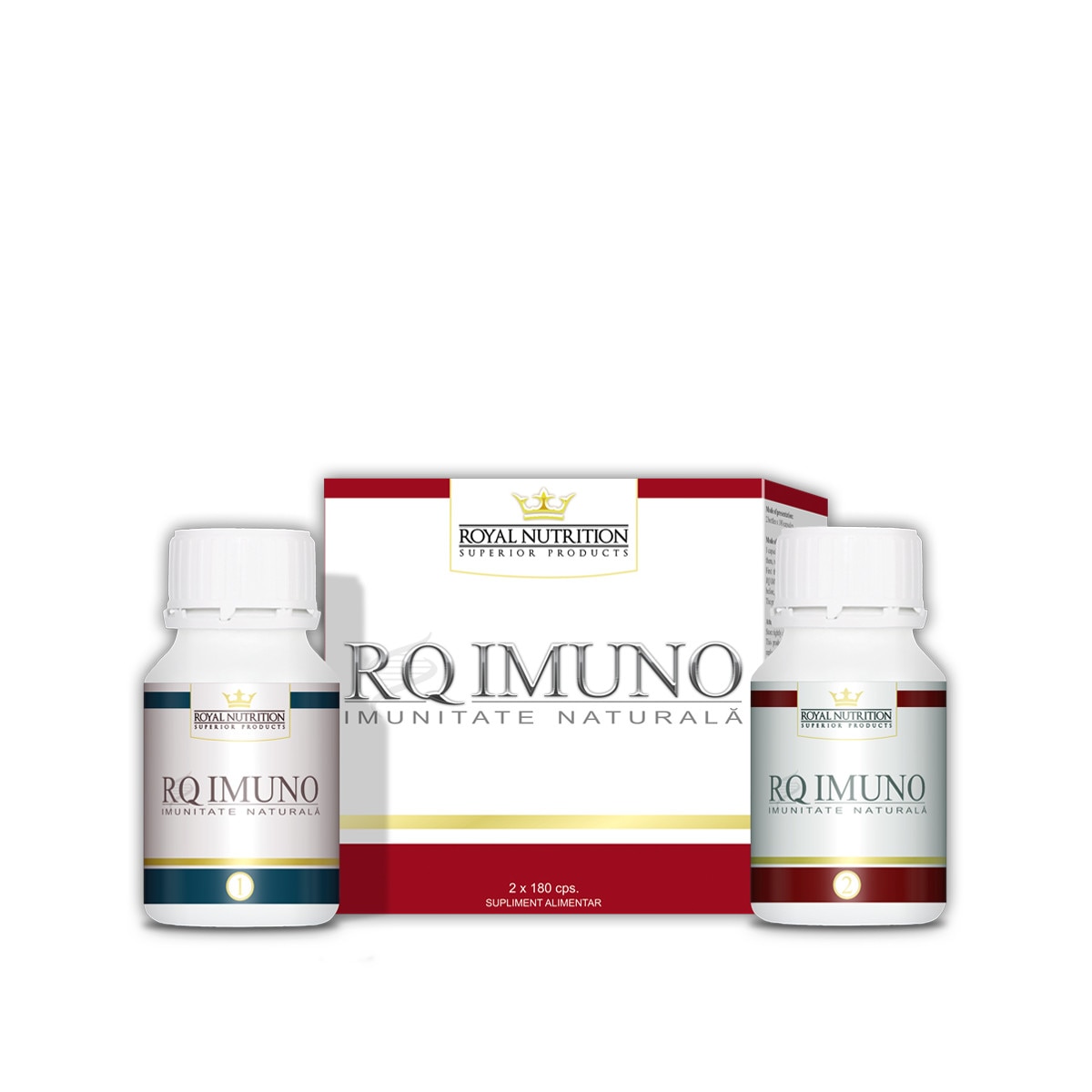 Pachet 2x180 capsule, RQ Imuno, Royal Nutrition, Sustine sistemul imunitar