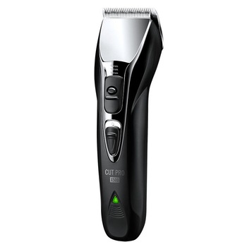 Aparat de tuns TEESA, 4 distantiere cu pieptene (3, 6, 9, 12 mm), Dispozitiv de taiere detasabil, Negru Aparat de tuns TEESA, 4 distantiere cu pieptene (3, 6, 9, 12 mm), Dispozitiv de taiere detasabil, Negru