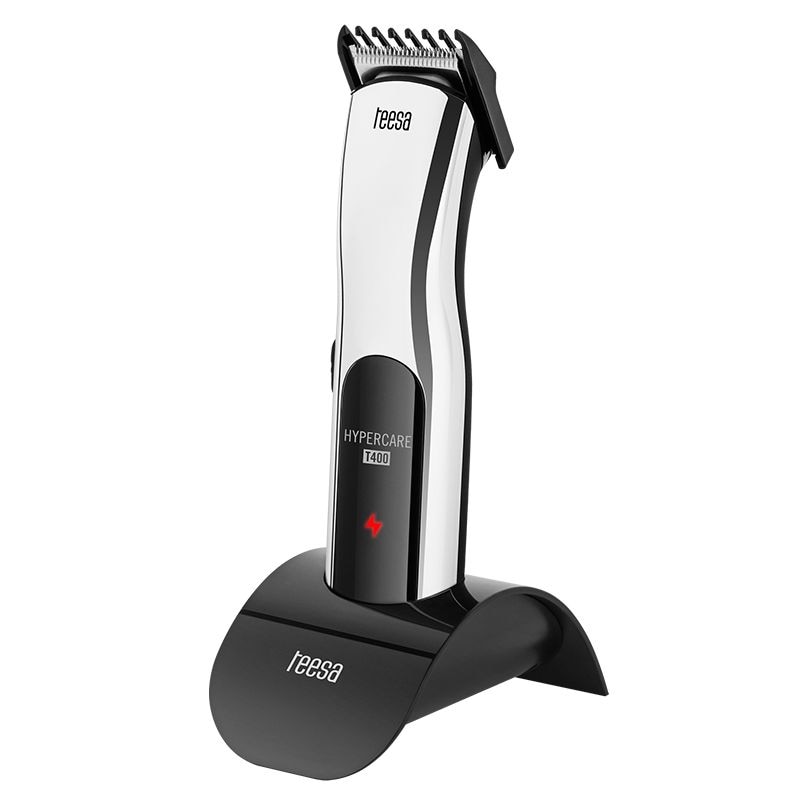 Aparat de tuns profesional 4 in 1, Nivel zgomot 75 dB, Lame detasabile din Otel inoxidabile, Trimmer pentru taiare precisa, Pentru ingrijire personala