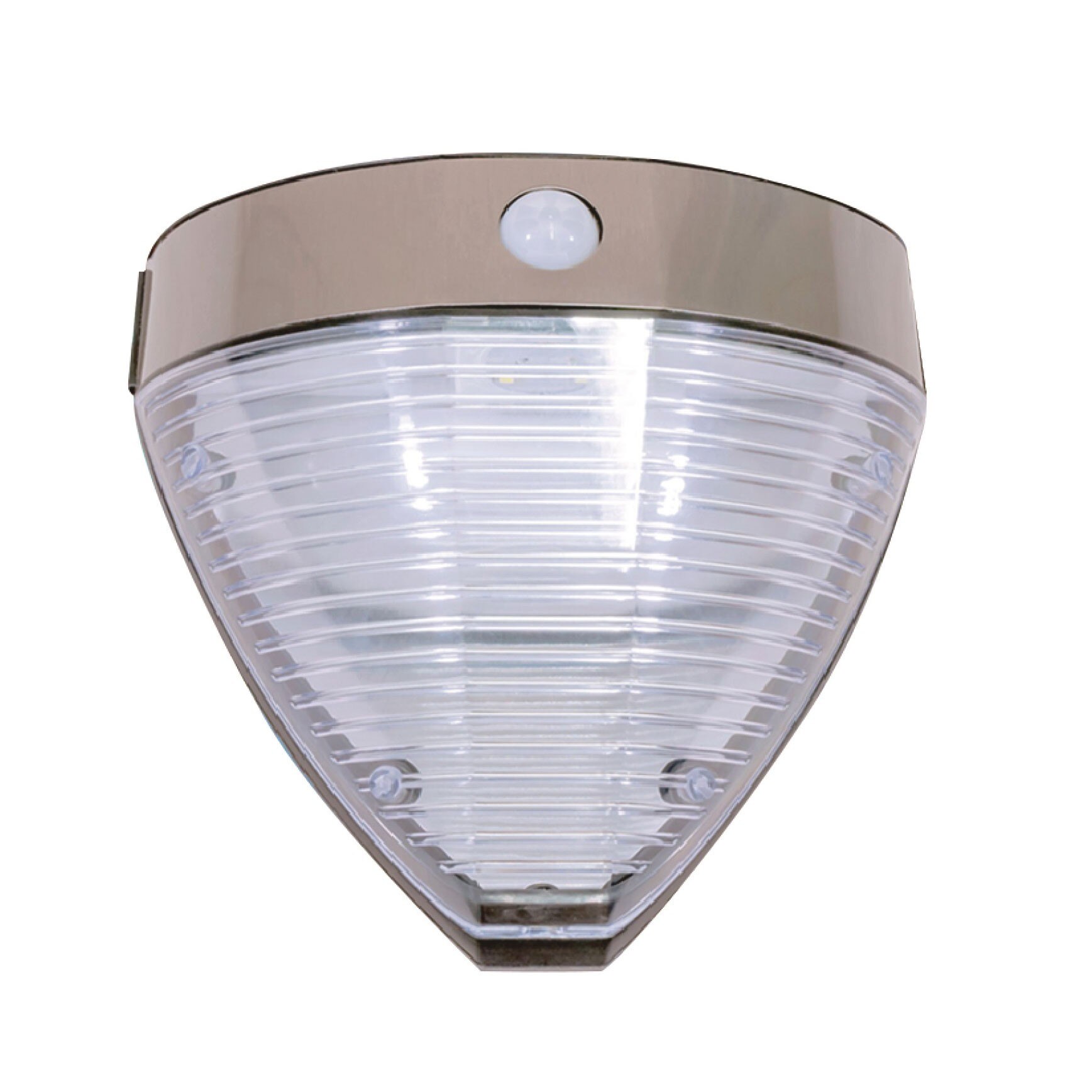 Aplica solara transparenta LED , 2.2 W, cu senzor de miscare, 20.5 x 9.4 x 20 cm, ATS