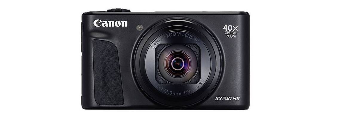 Aparat foto digital Canon Powershot SX740HS, 20.3MP, 4K, Negru