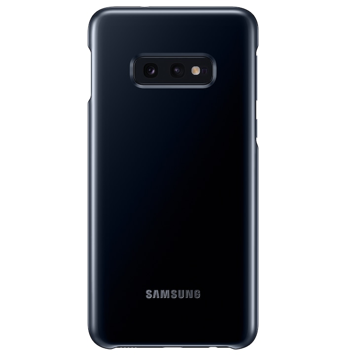 Samsung Galaxy S10 E gyári LED cover hátlap, Fekete