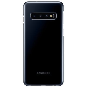 Husa de protectie Samsung LED, NFC powered back pentru Galaxy S10 G973, Black