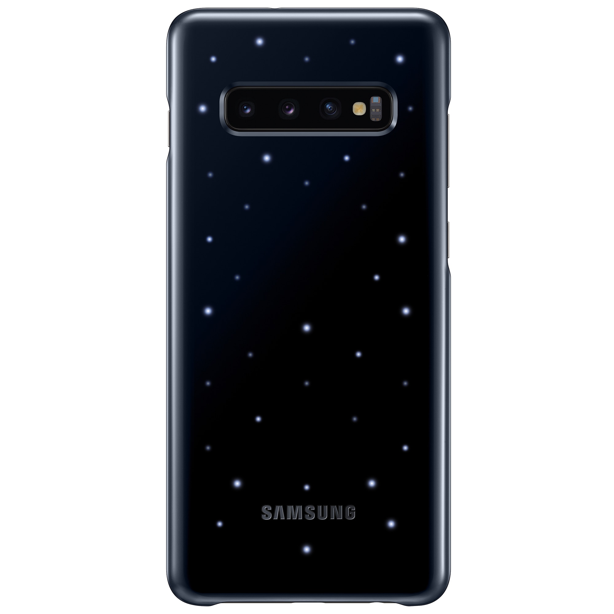 Phonetics Artificial Price cut Husa de protectie Samsung LED pentru Galaxy S10 Plus G975, Black - eMAG.ro