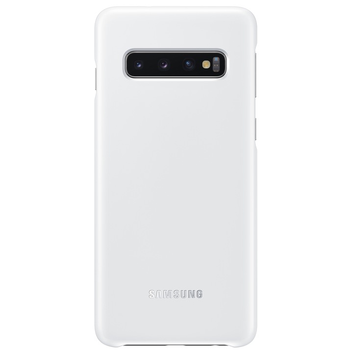 Предпазен калъф Samsung LED, NFC powered back за Galaxy S10 G973, White