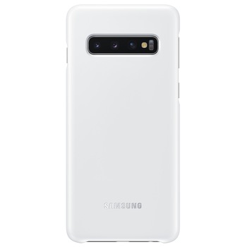 Husa de protectie Samsung LED, NFC powered back pentru Galaxy S10 G973, White Husa de protectie Samsung LED, NFC powered back pentru Galaxy S10 G973, White