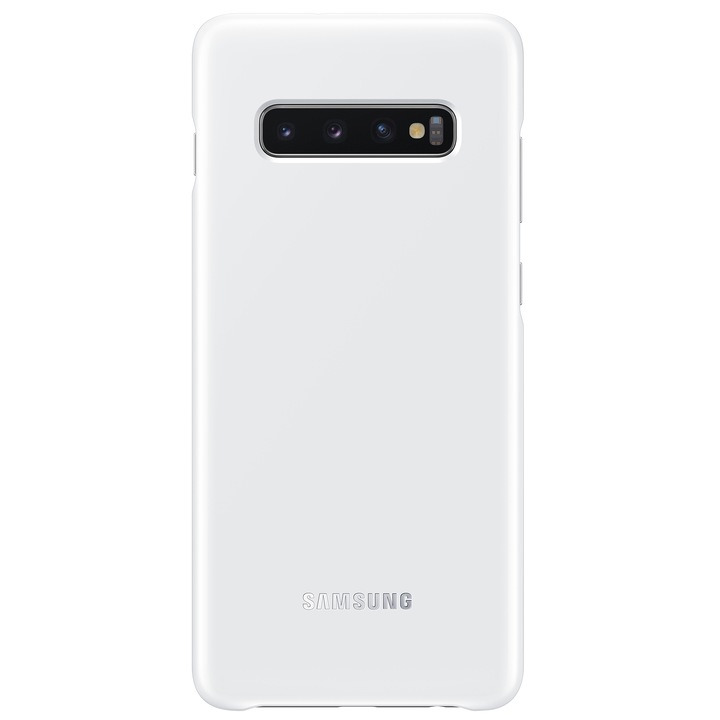Предпазен калъф Samsung LED за Galaxy S10 Plus G975, White