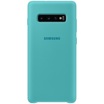 Husa de protectie Samsung Silicone pentru Galaxy S10 Plus G975, Green