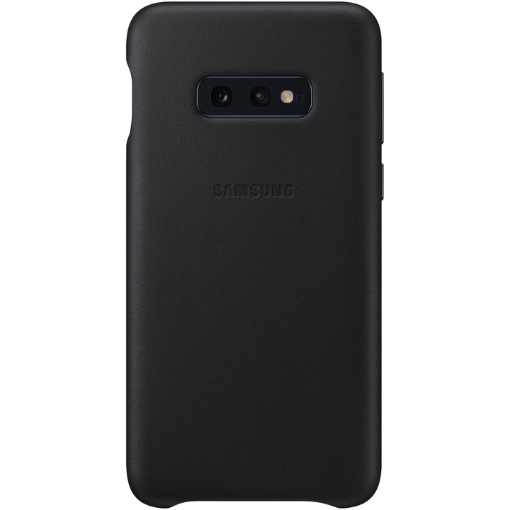 Предпазен калъф Samsung Leather за Galaxy S10e G970, Black