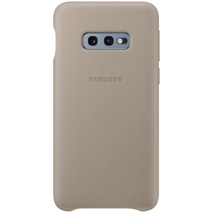 Предпазен калъф Samsung Leather за Galaxy S10e G970, Gray