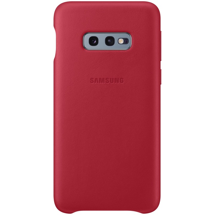 Предпазен калъф Samsung Leather за Galaxy S10e G970, Red