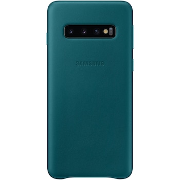Husa de protectie Samsung Leather pentru Galaxy S10 G973, Green