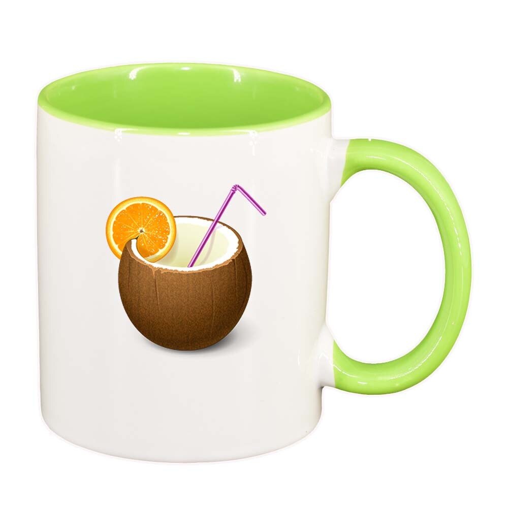 Cana Coctail, interior verde deschis, 330ml, D359