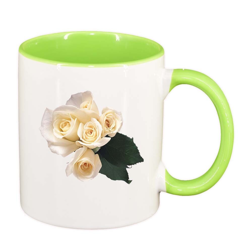 Cana Rose, interior verde deschis, 330ml, D360